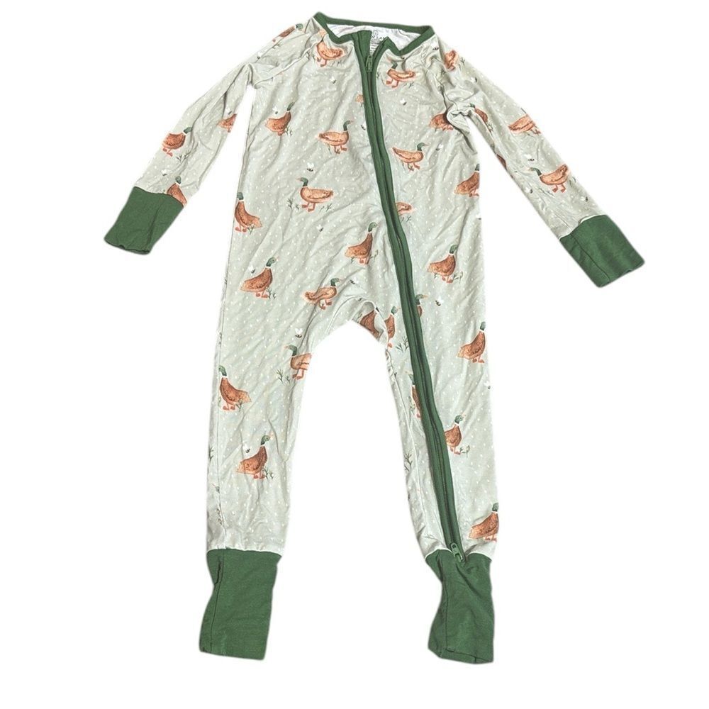 Caden lane 18-24 mo baby sleeper bamboo blend goose bumblebee sustainable